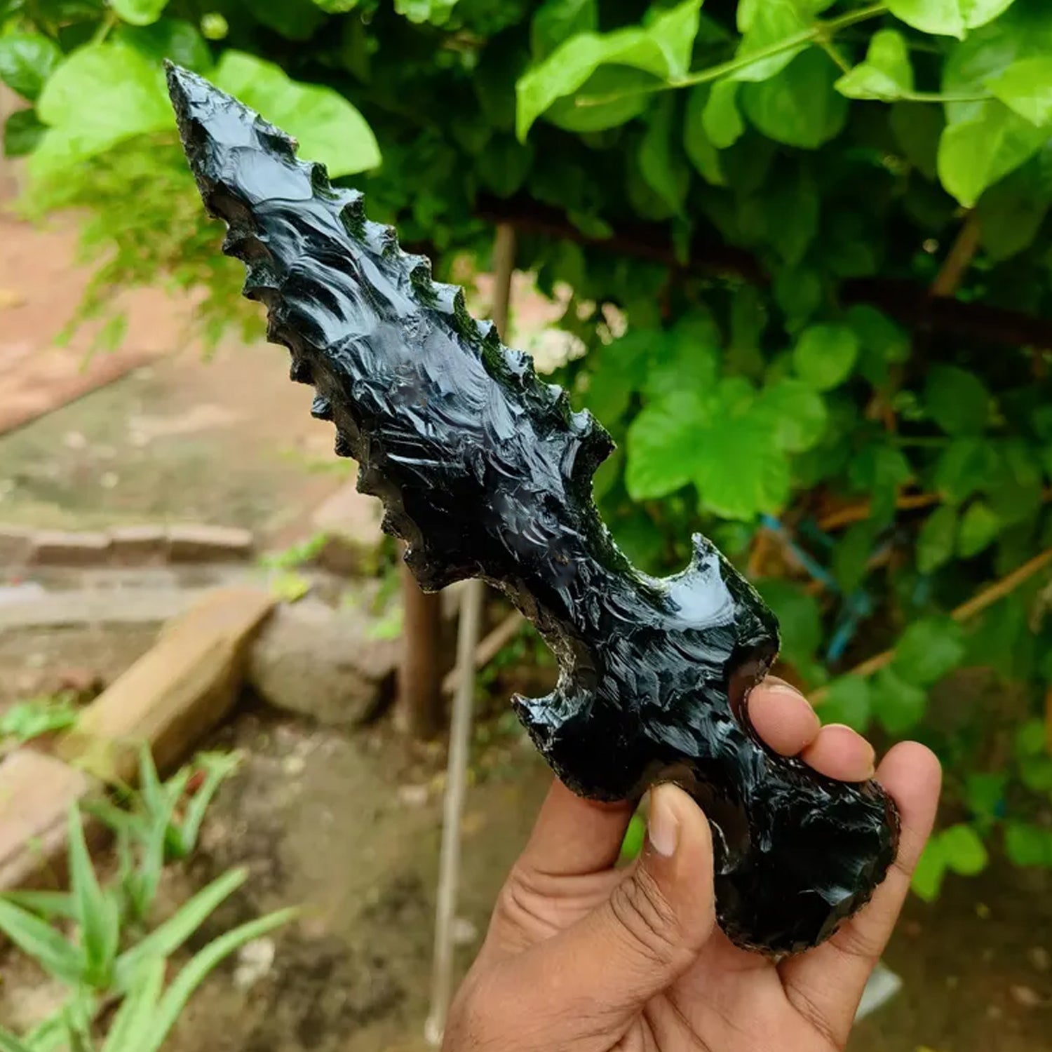 10-inch-black-obsidian-crystal-sword-knife-hand-made-2