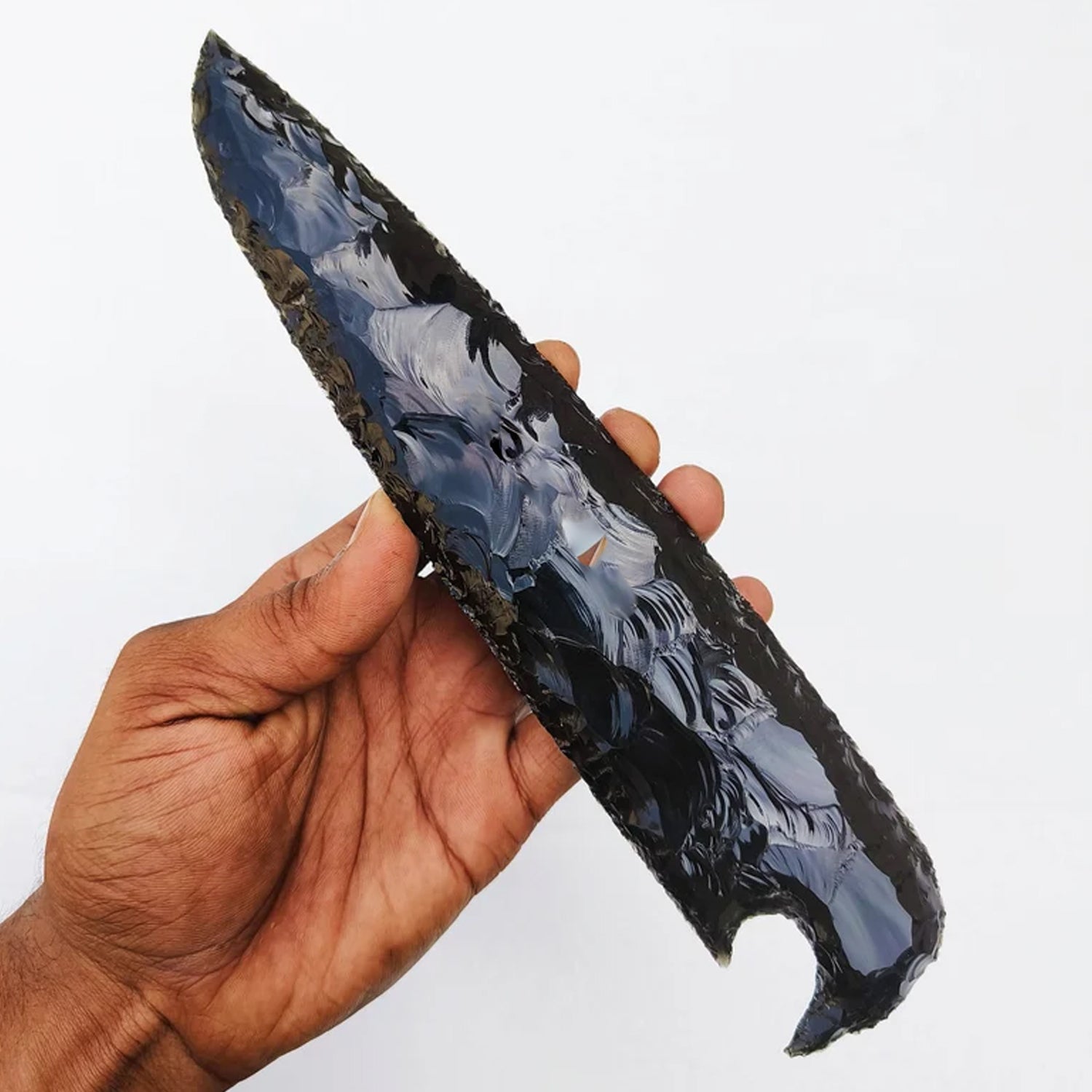 10-inch-hand-knapped-black-obsidian-crystal-knife-3