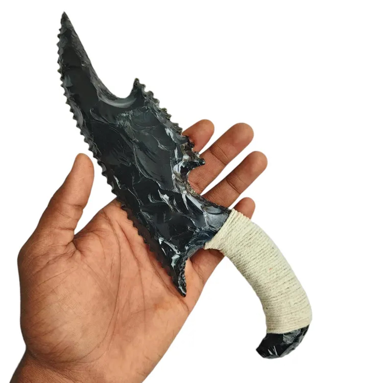 10-inch-handcrafted-viking-style-black-obsidian-crystal-knife-3