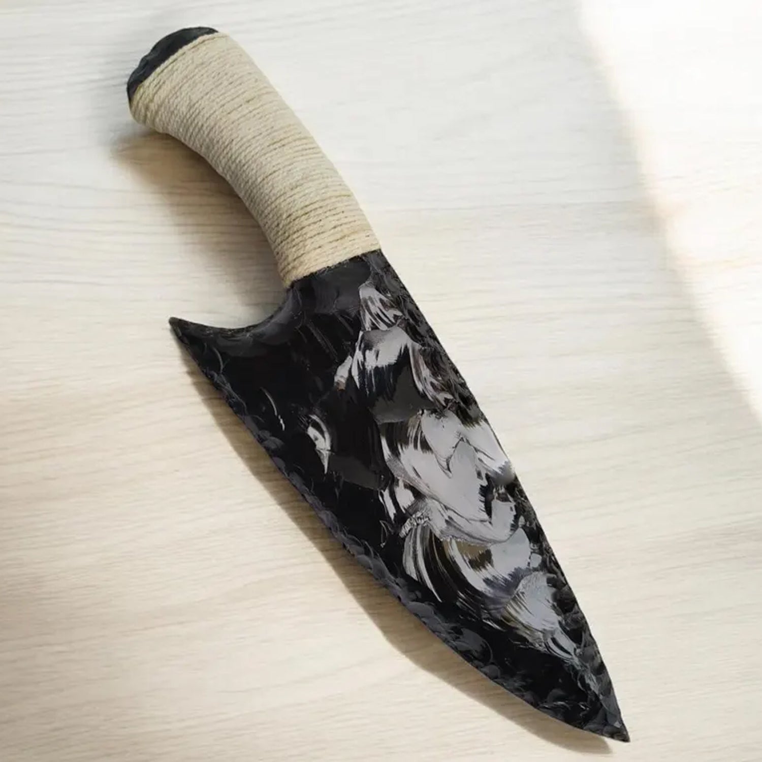 10-inch-large-black-obsidian-knife-with-white-thread-handle-1