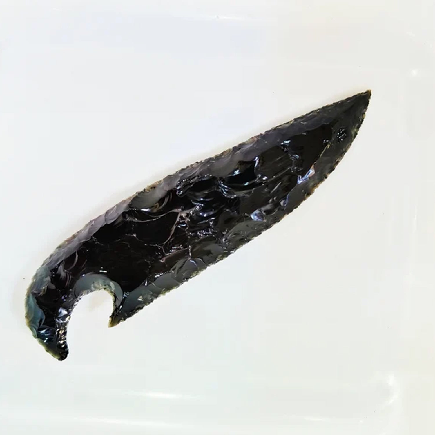 6-inch-hand-knapped-black-obsidian-dagger-knife-2