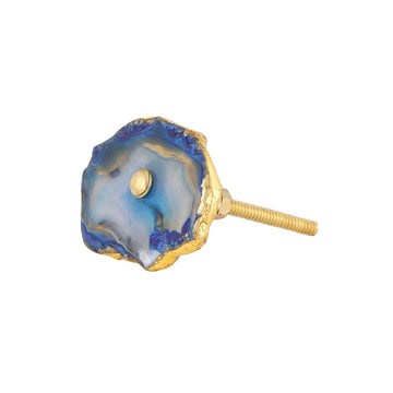 Blue Agate Door Knobs