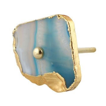 Turquoise Agate Door Knobs