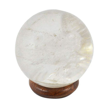 Clear Quartz Crystal Ball