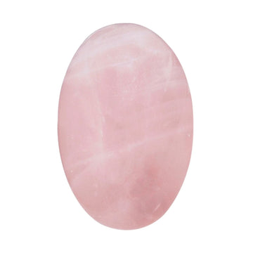 Rose Quartz Crystal Palm Stone