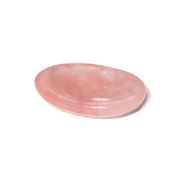 Rose Quartz Crystal Worry Stone