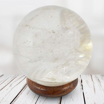 Clear Quartz Crystal Ball