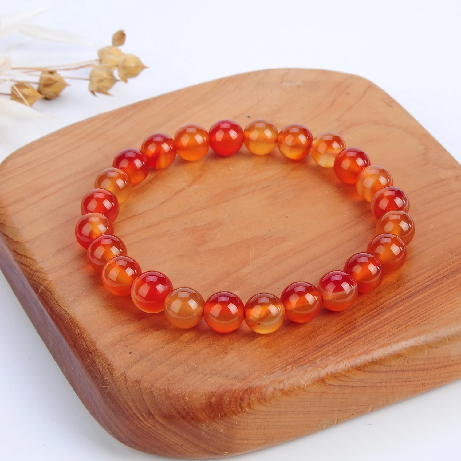 gemstone-bracelet-red-carnelian