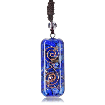Lapis Lazuli Orgone Pendants Rectangle