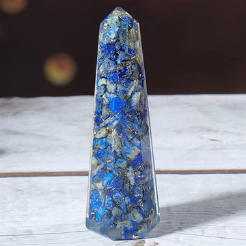 Lapis Lazuli Orgone Wand