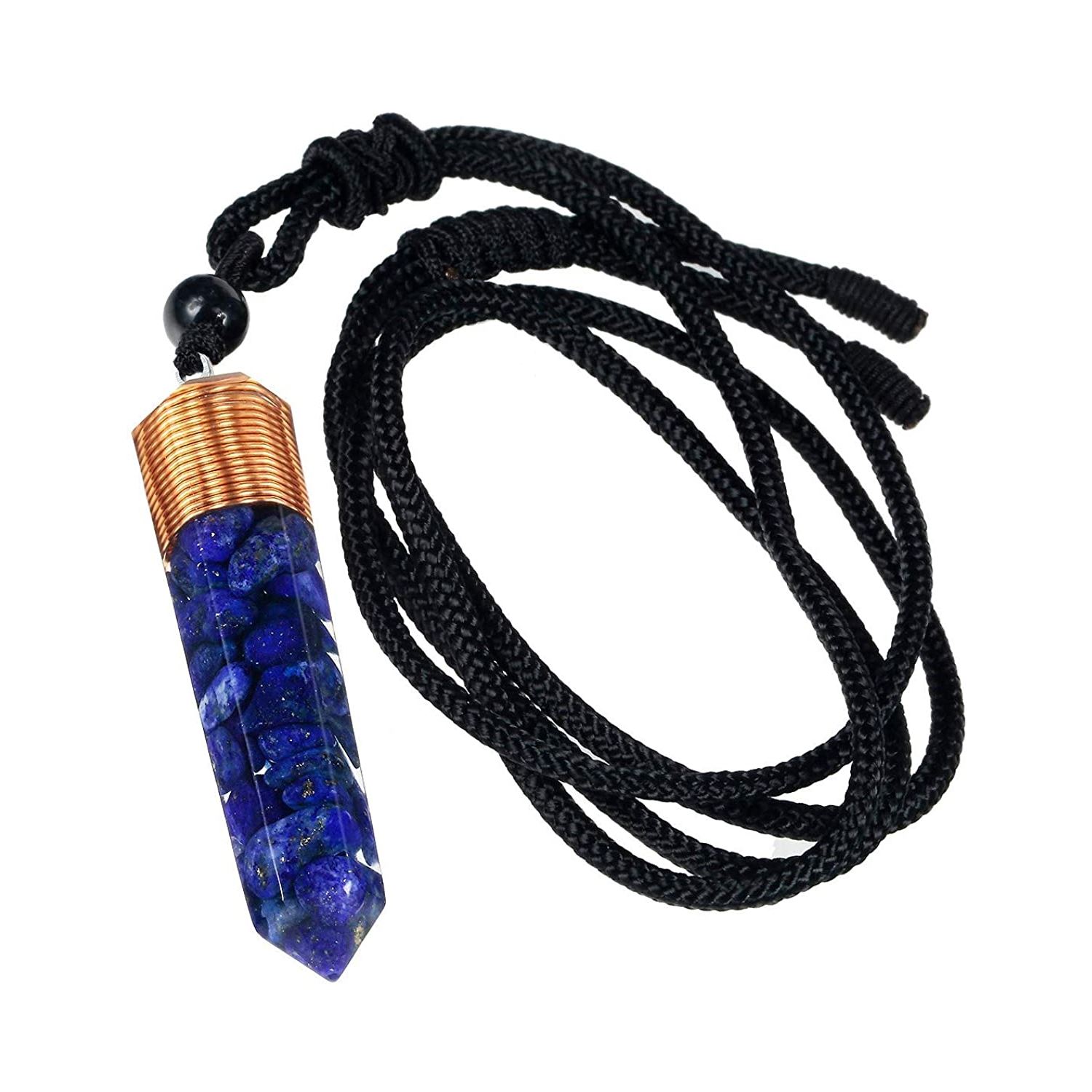 orgonite-pendant-faceted-lapis-lazuli