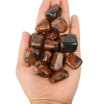 Mahogany Tumbled Pebble Stones